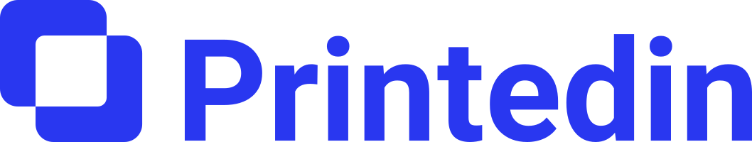 Printedin logo